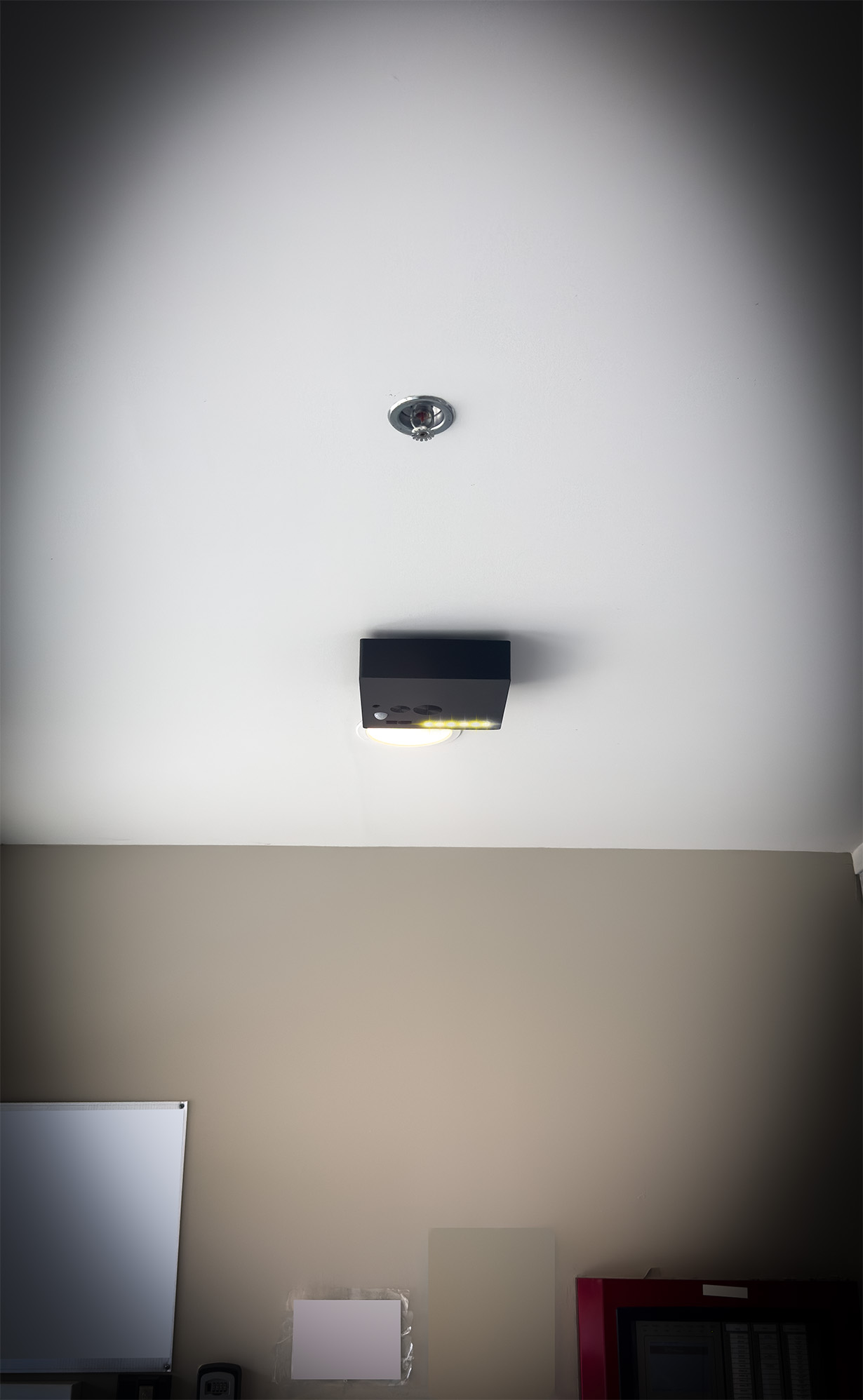 LoiterGuard Squatter Detterent sensor roof installation